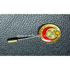 Lapel Pin Gold Gloss <br>2D etching<br>LP/GG_01